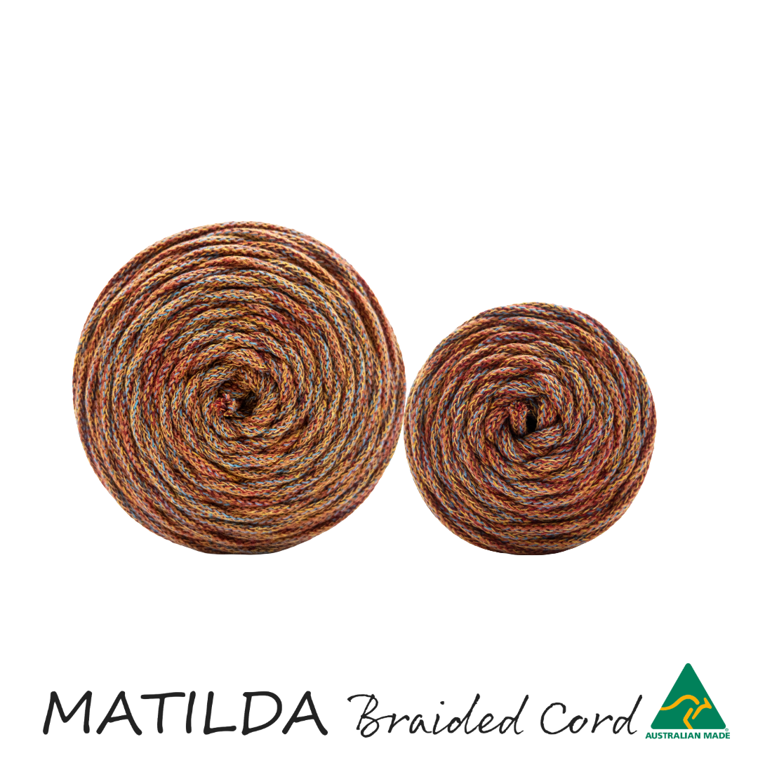 Matilda Braided Cord SUNBURNT COUNTRY 5mm 100m