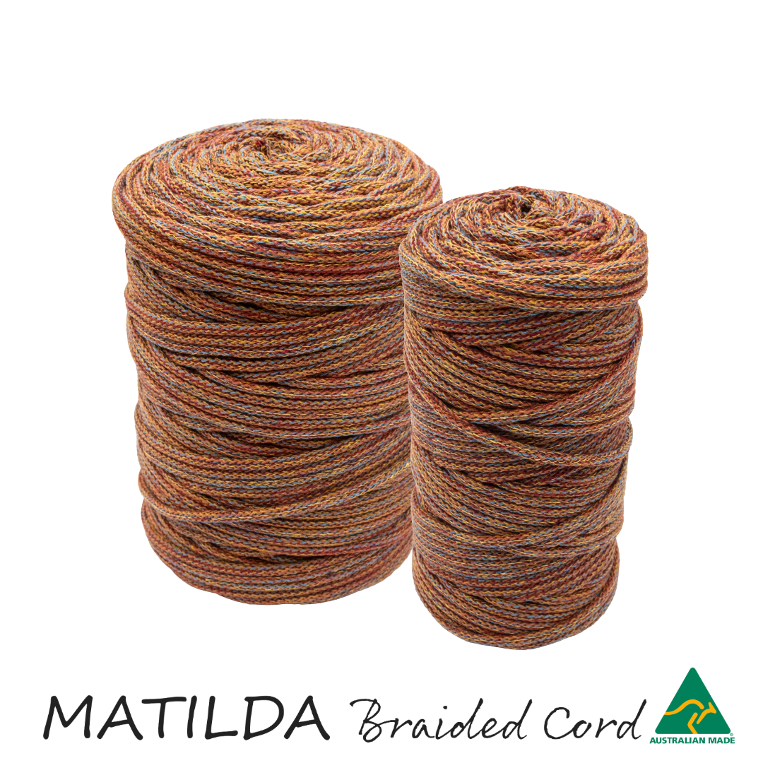 Matilda Braided Cord SUNBURNT COUNTRY 5mm 100m
