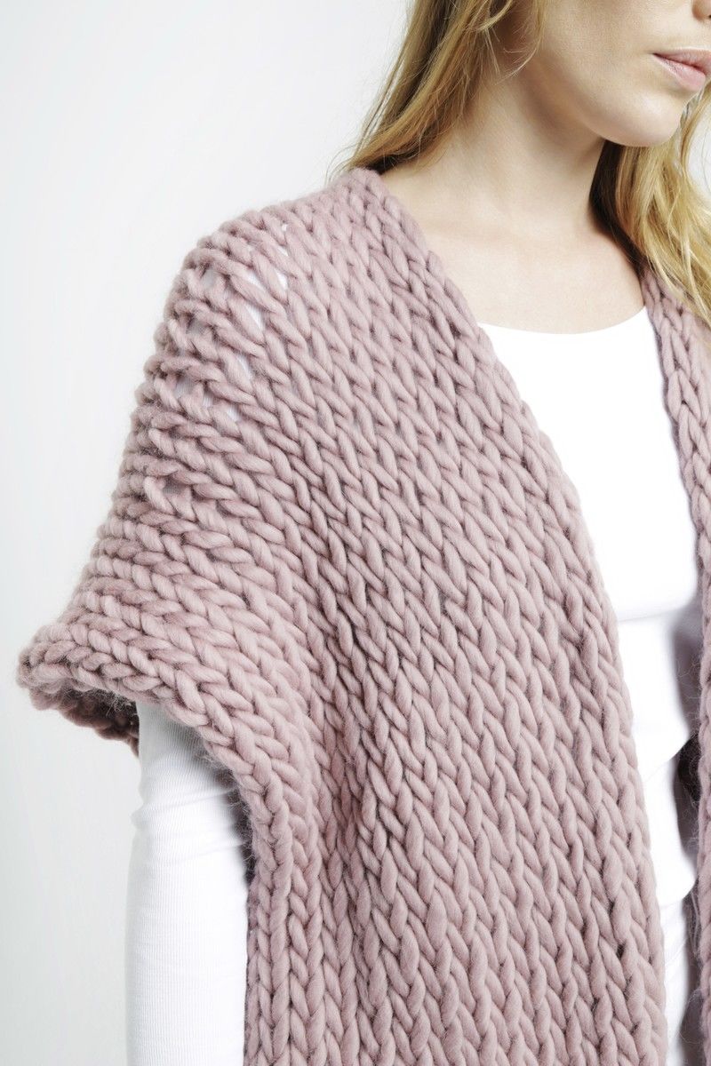 WATG All Over You Wrap KNITTING Pattern.