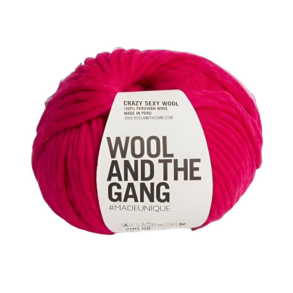 WATG Crazy Sexy Wool HOT PUNK PINK