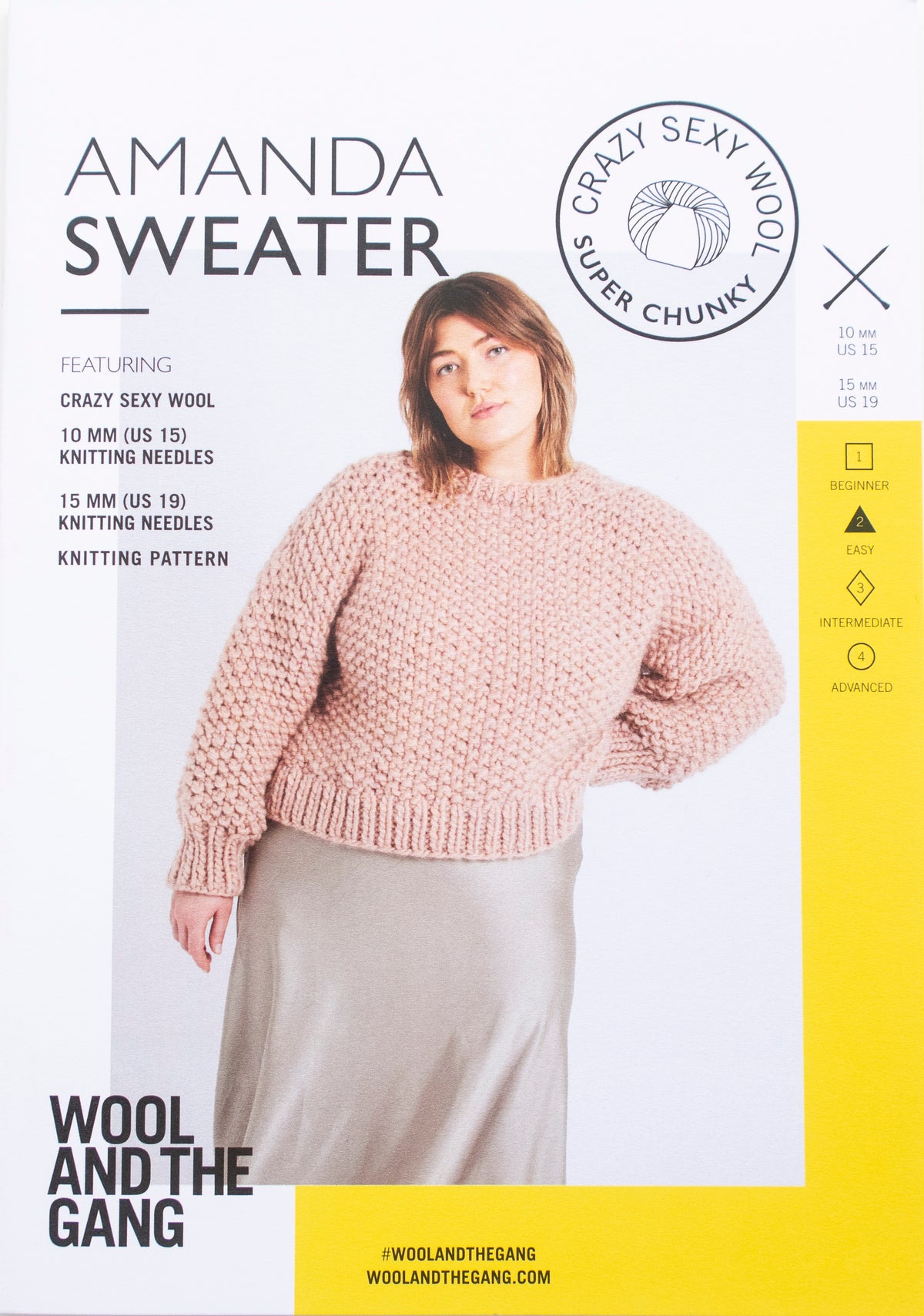 WATG Amanda Sweater KNITTING Pattern