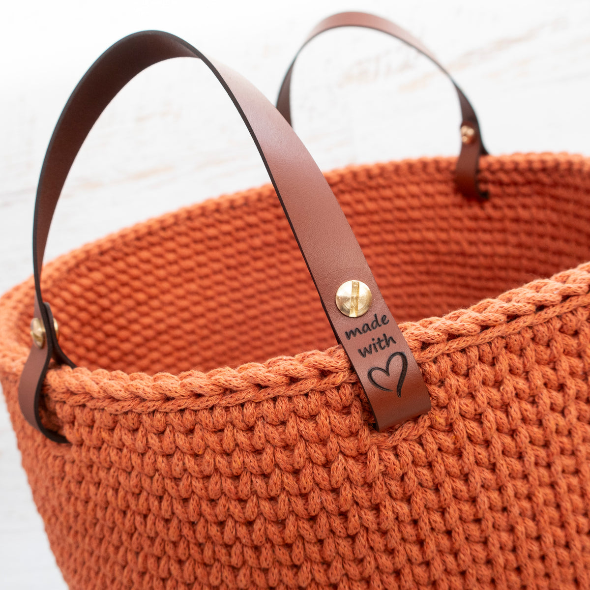 Genuine Leather 40cm Handles + Screws