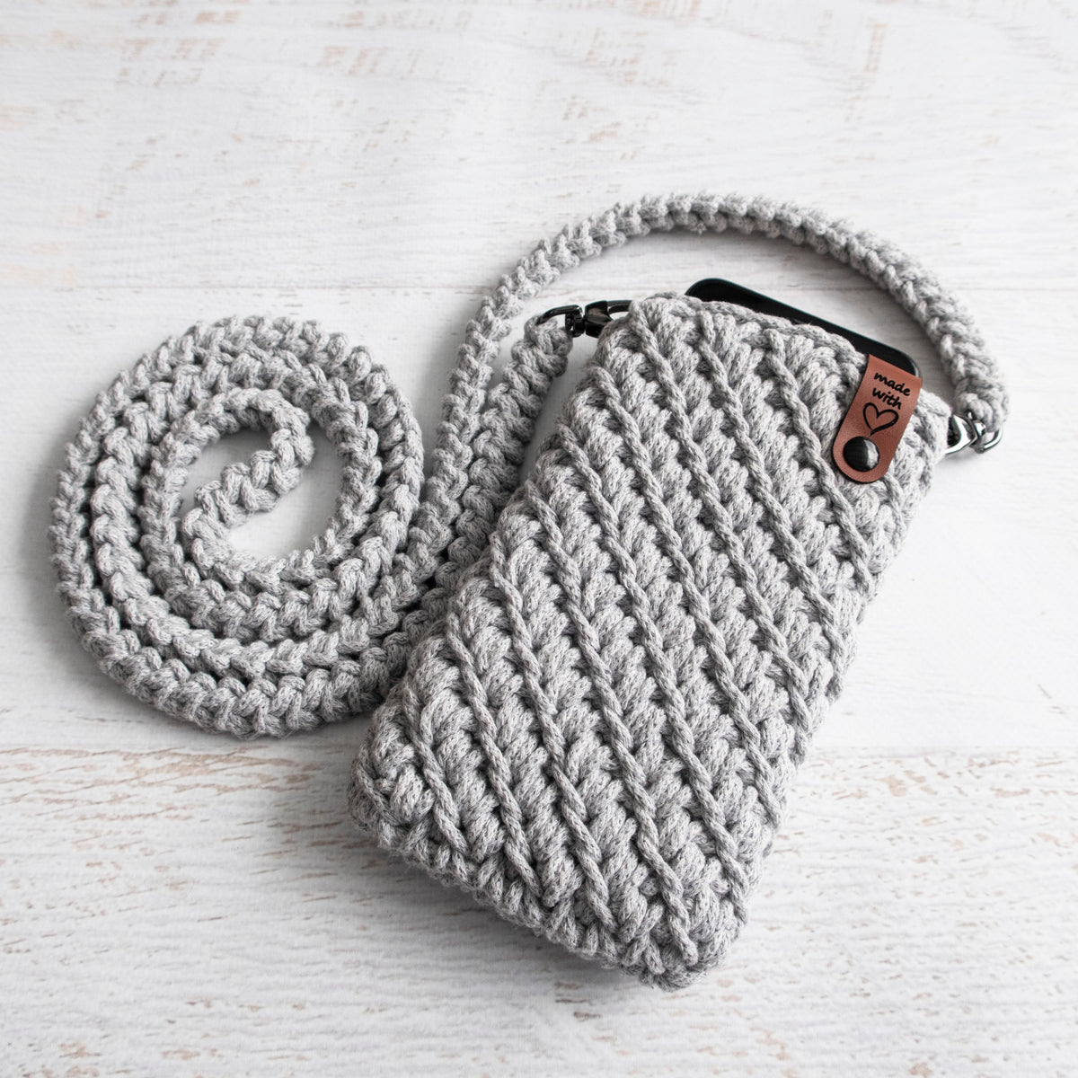 Crochet Mobile Phone Carry Case Kit