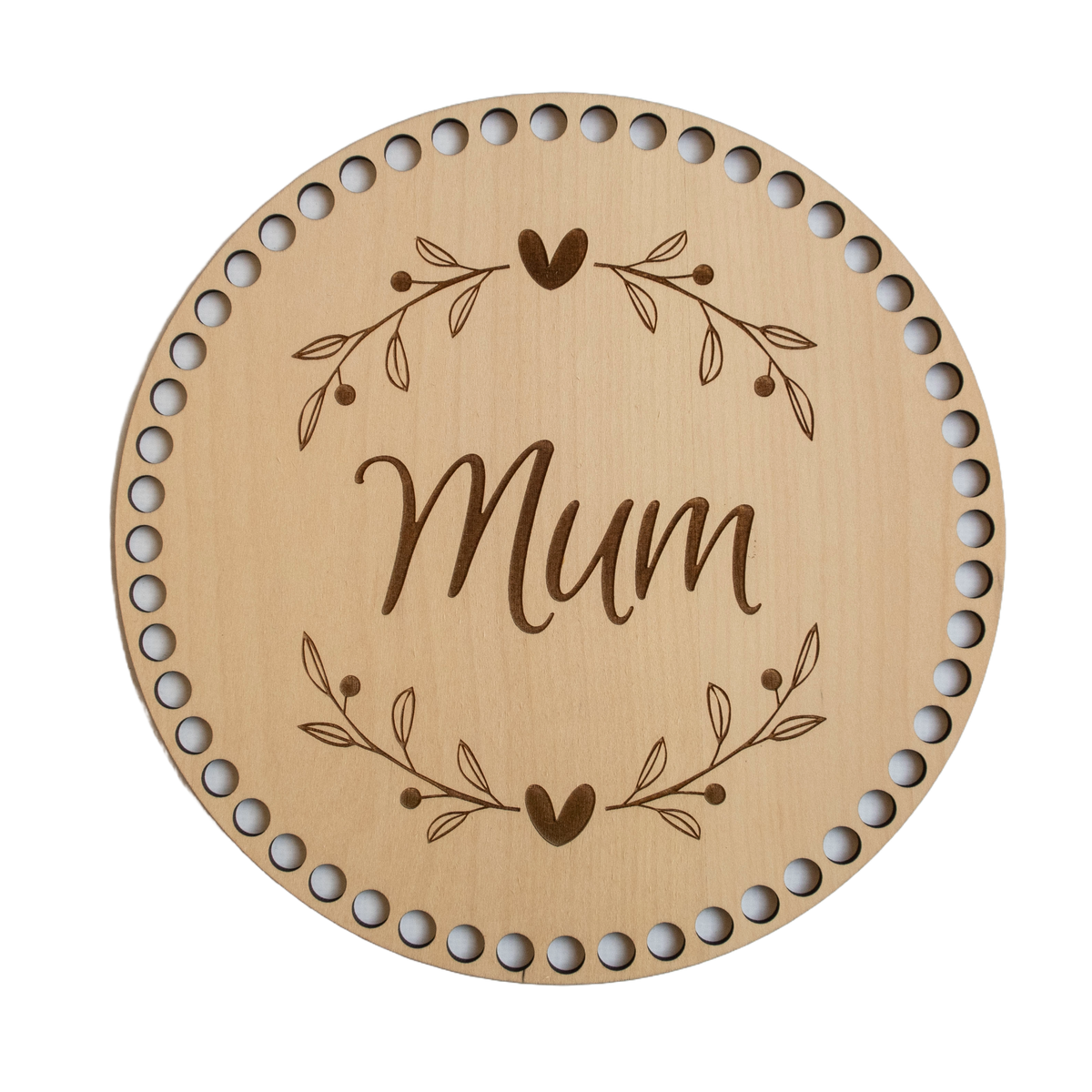 Crochet Basket Kit 22cm incl. Leather Handles