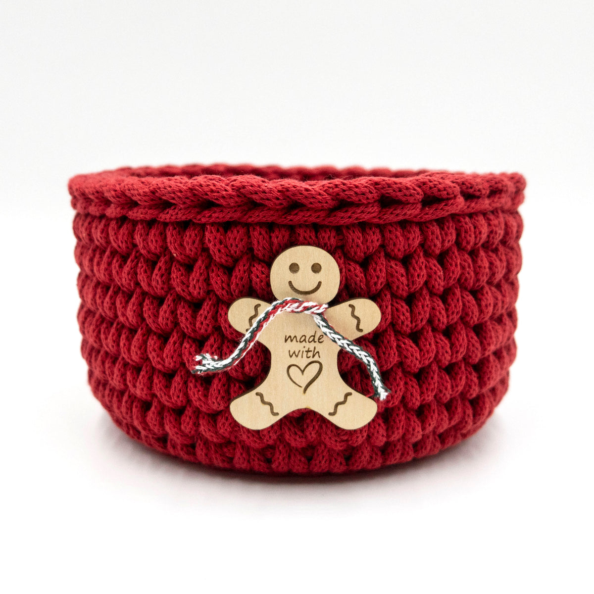 Crochet Basket Kit - 16cm - Christmas