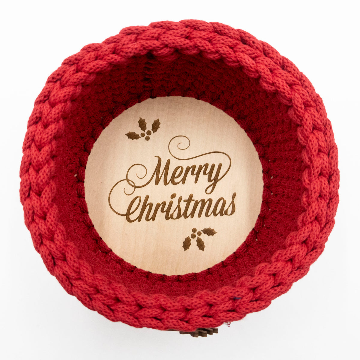 Crochet Basket Kit - 16cm - Christmas