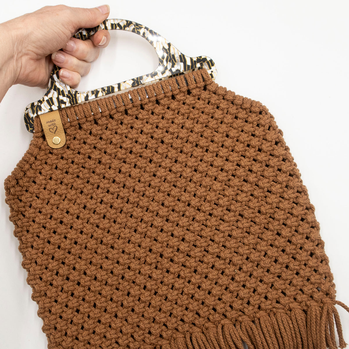 Macrame Handbag with Tassels KIT