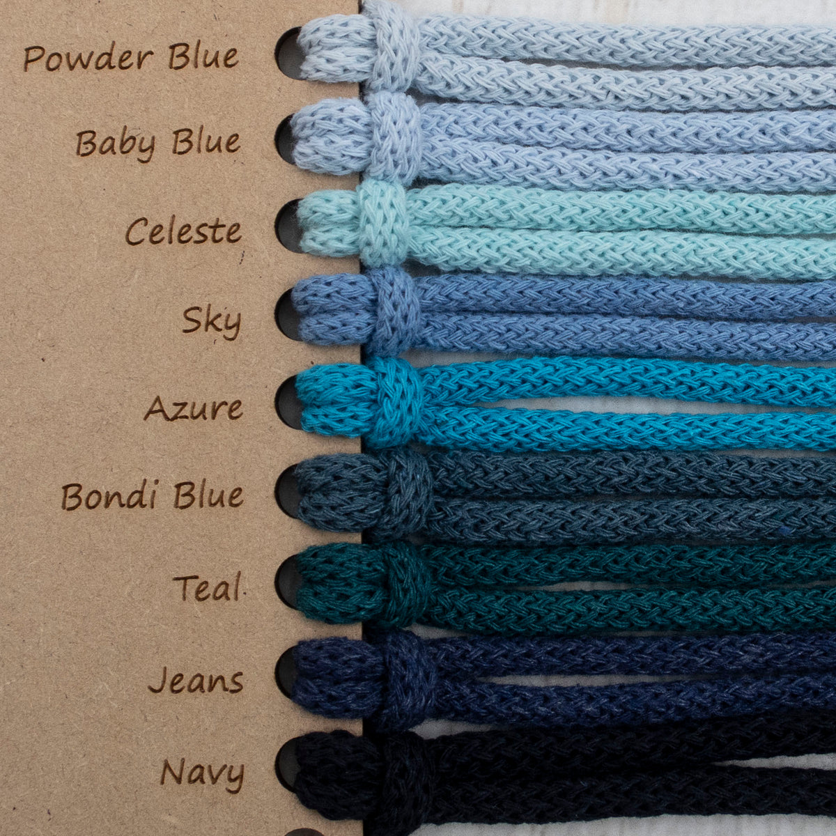 Matilda Braided Cord CELESTE 5mm 200m