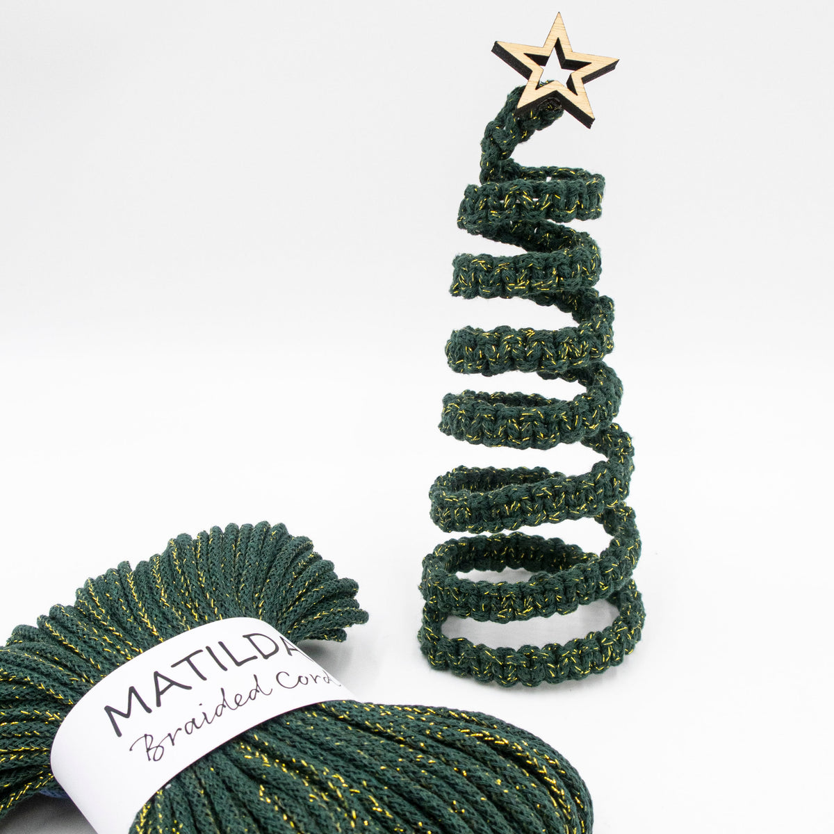 MATILDA Braided Cord GOLDEN FOREST 3mm 50m