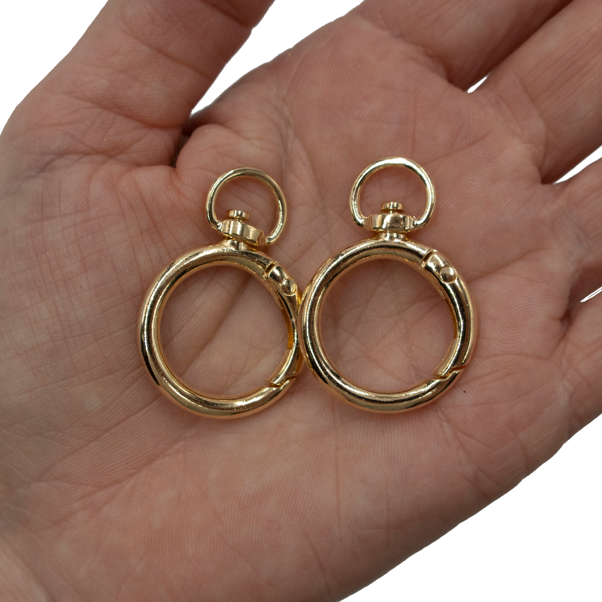 Spring Snap O-Rings + Swivel Buckle (2)