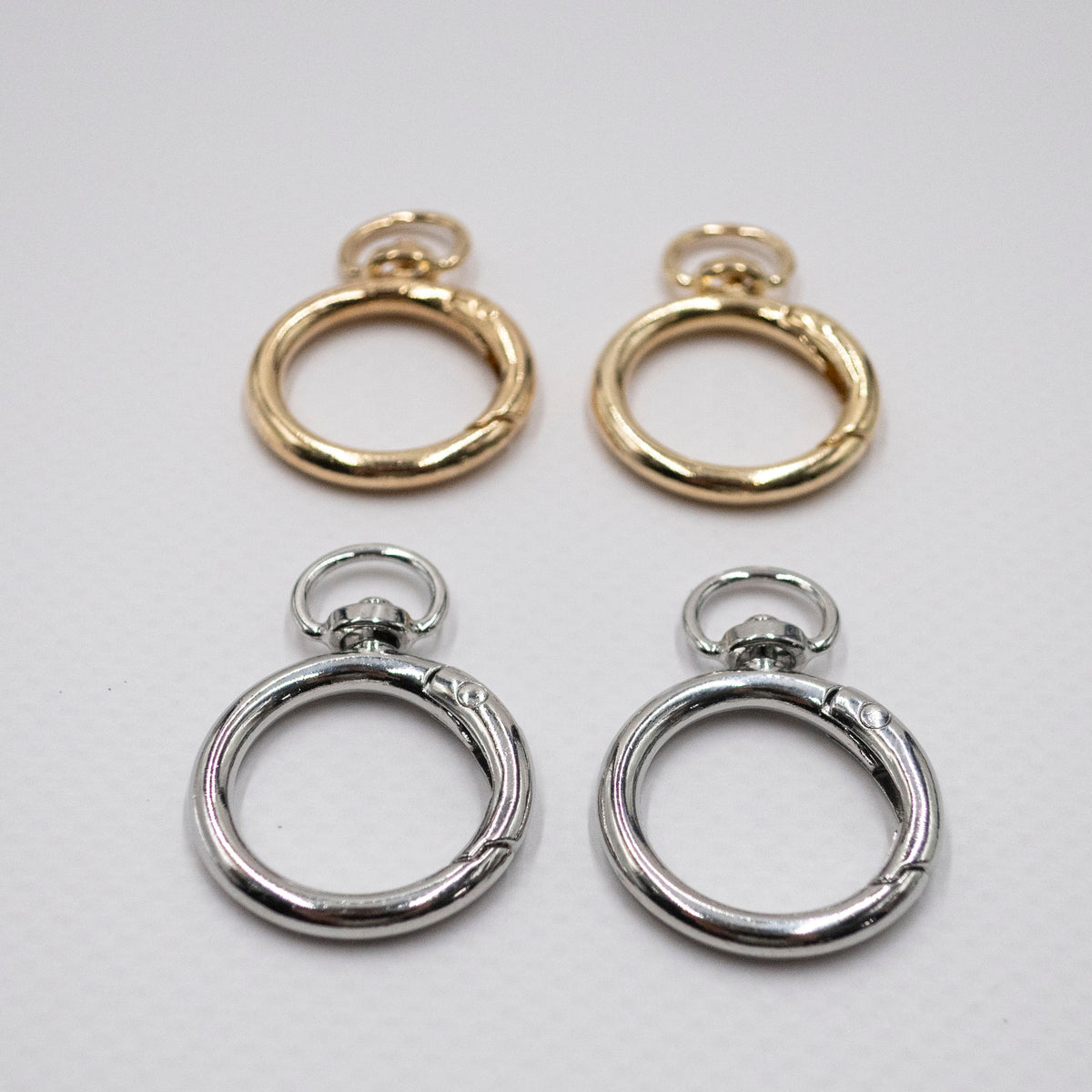 Spring Snap O-Rings + Swivel Buckle (2)