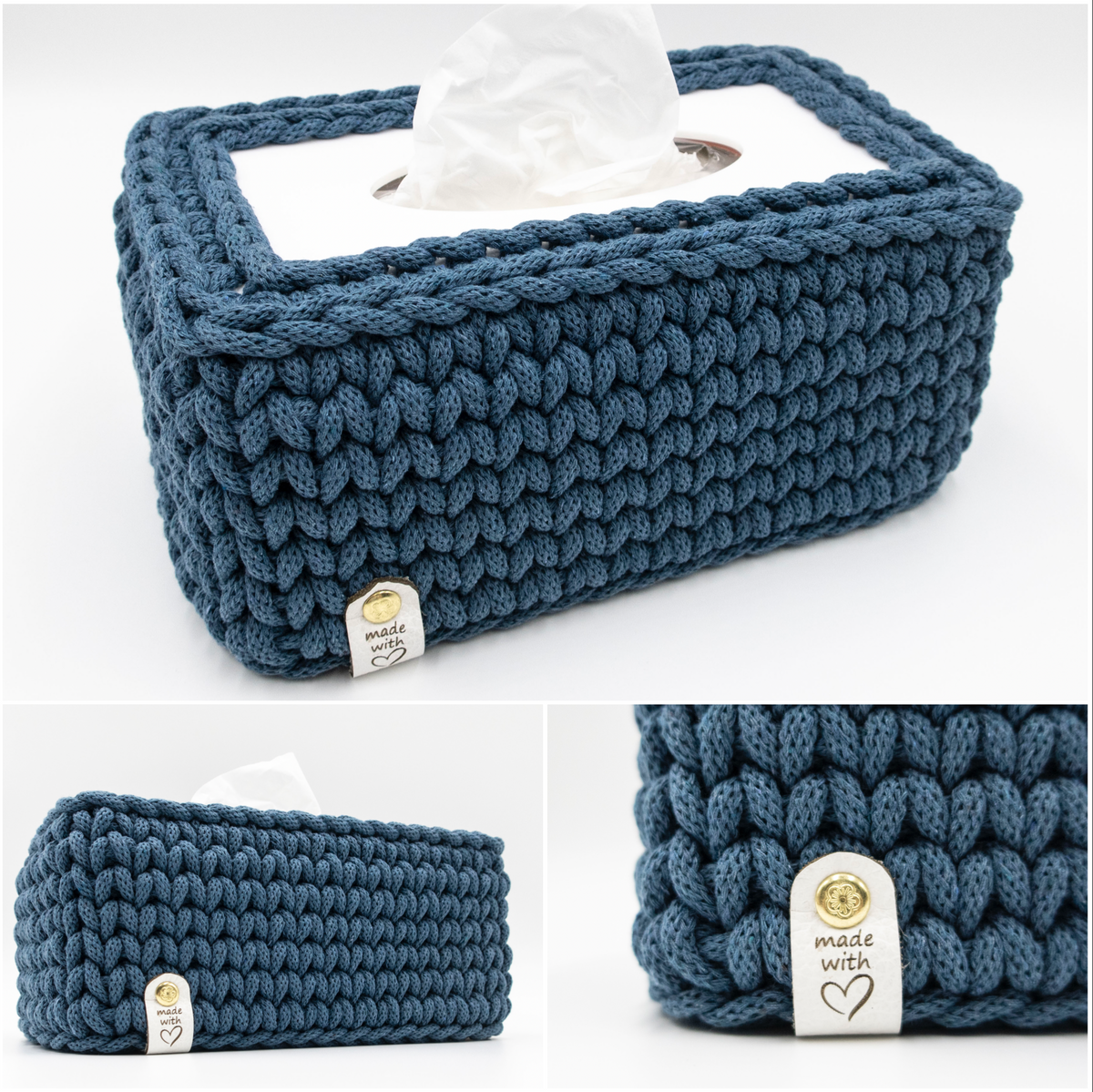 Crochet Tissue Box Cover Kit