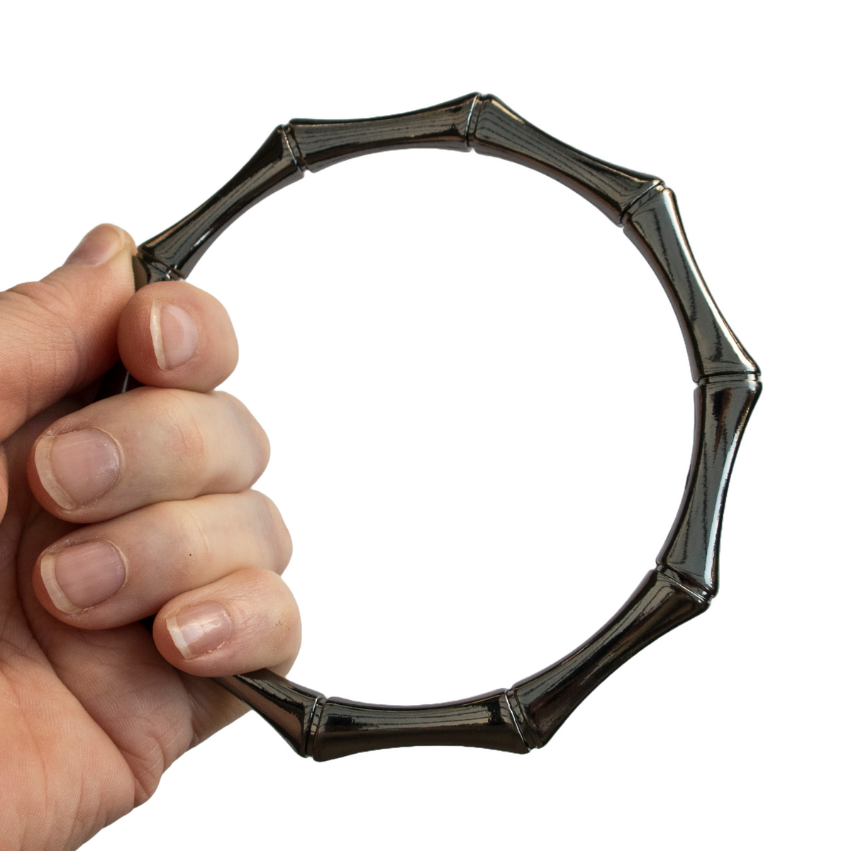 Handbag Handles - Gun Metal Grey Metal