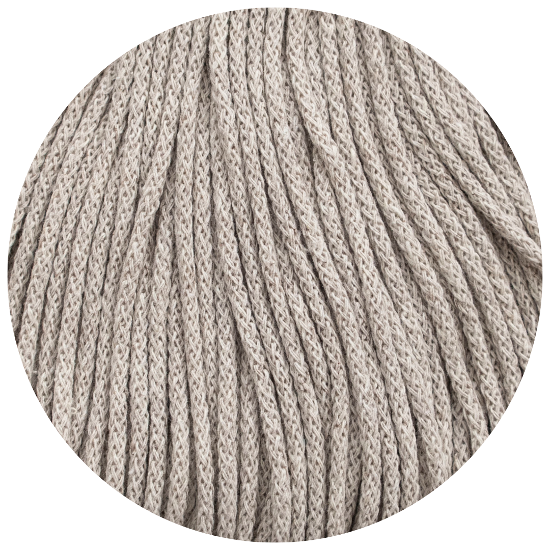 MATILDA Braided Cord LINEN 3mm 200m