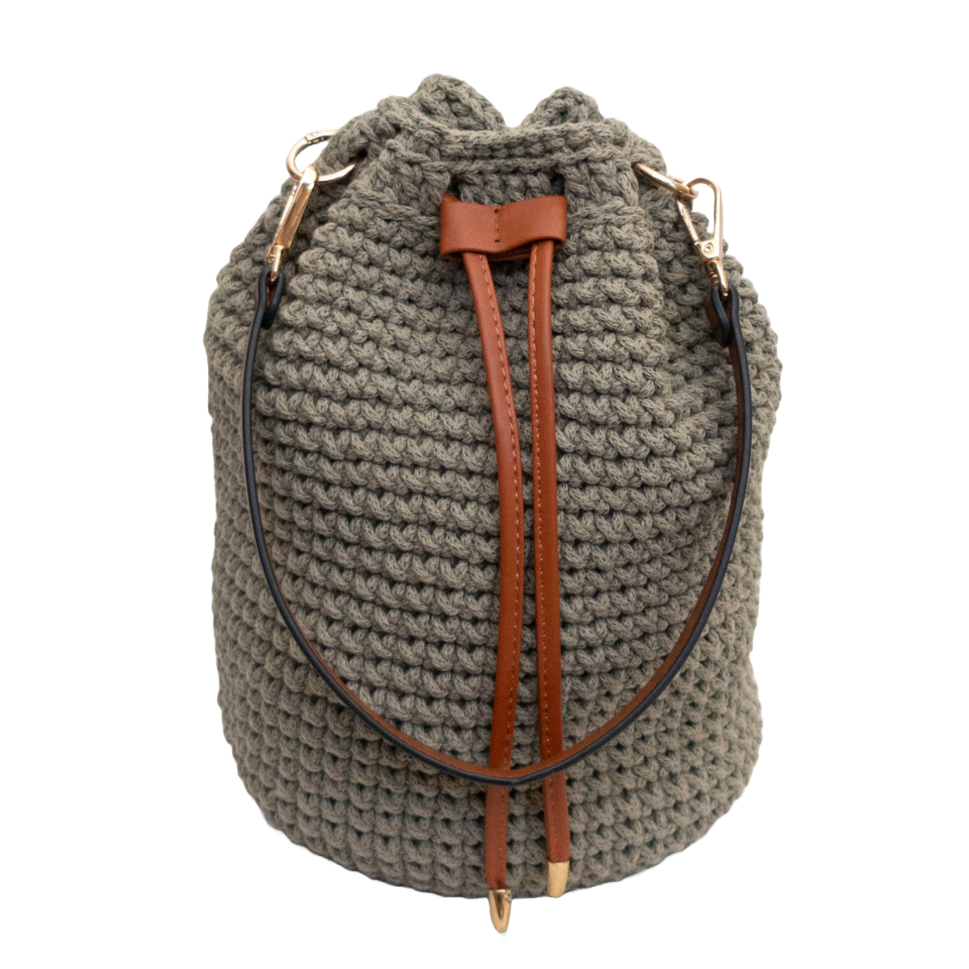 Drawstring PU Leather