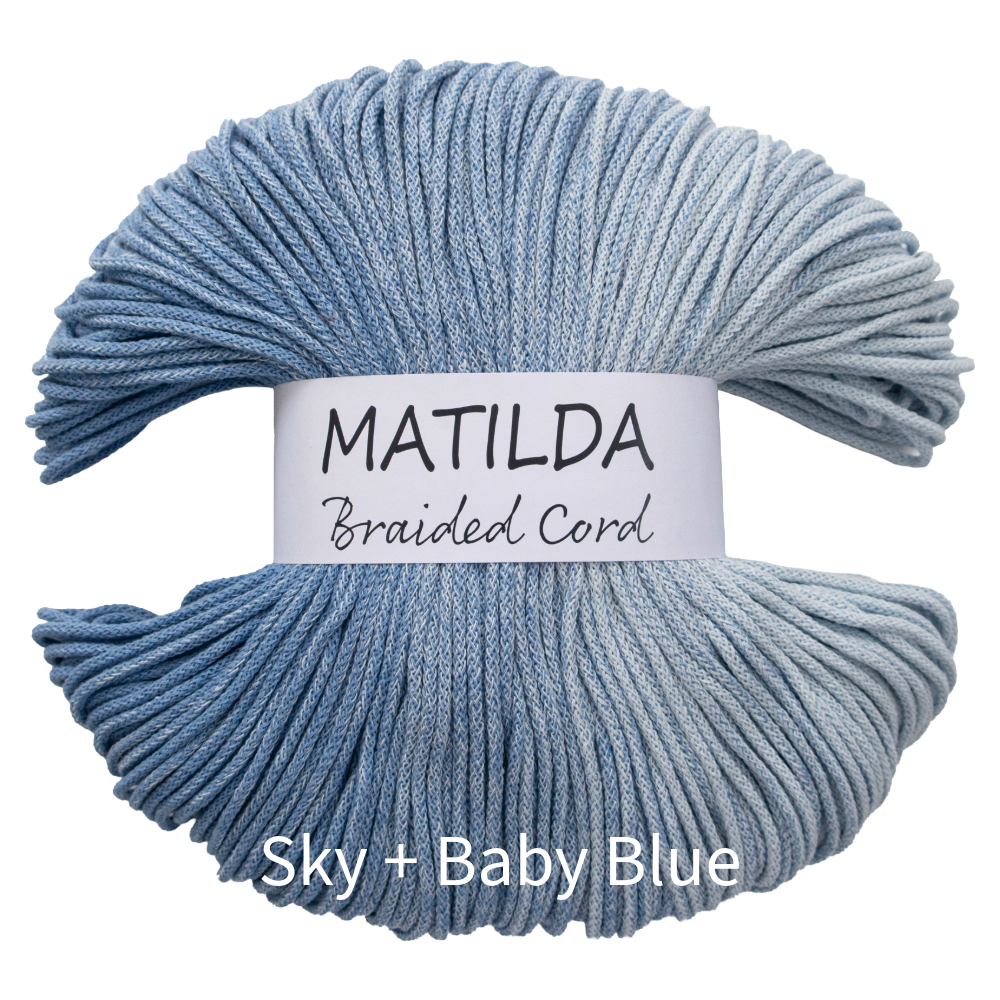 MATILDA Braided Cord OMBRE 3mm 200m