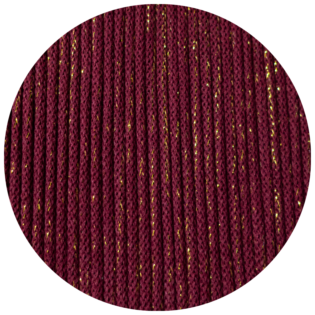 Matilda Braided Cord GOLDEN RUBY 5mm 50m