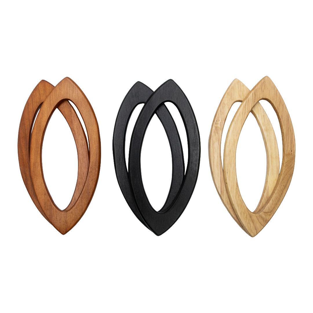 Handbag Handles - Solid Timber