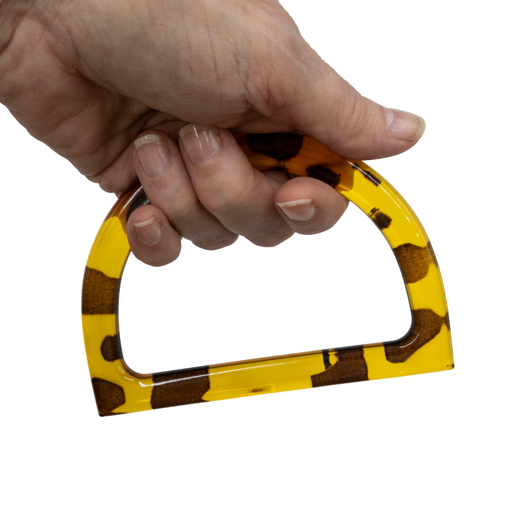 Handbag Handles D Shape Tiger