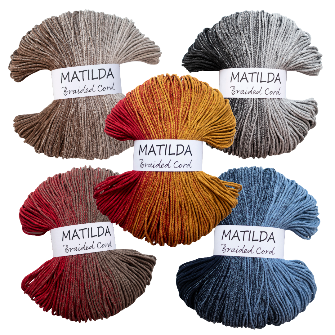 MATILDA Braided Cord OMBRE 3mm 200m