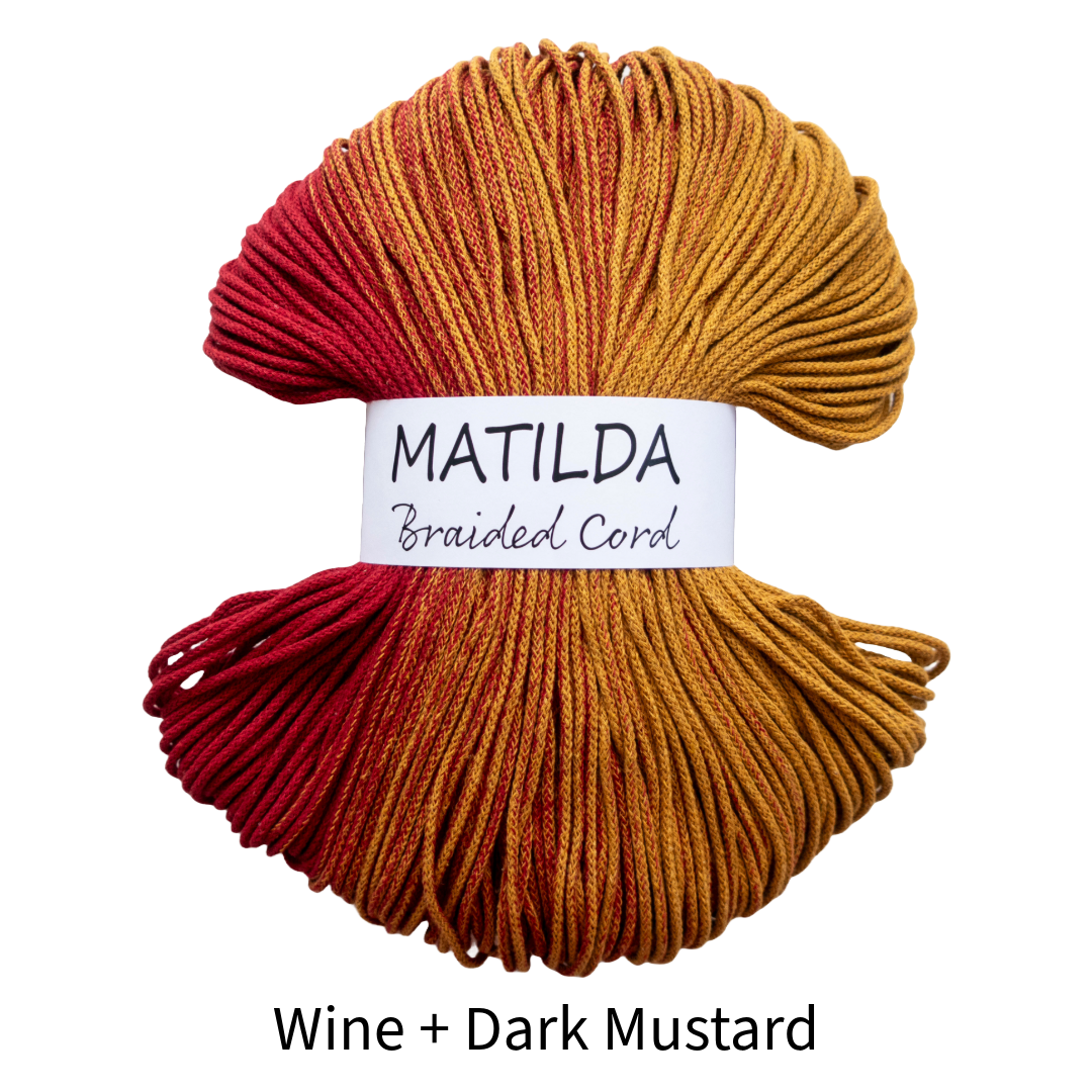 MATILDA Braided Cord OMBRE 3mm 200m