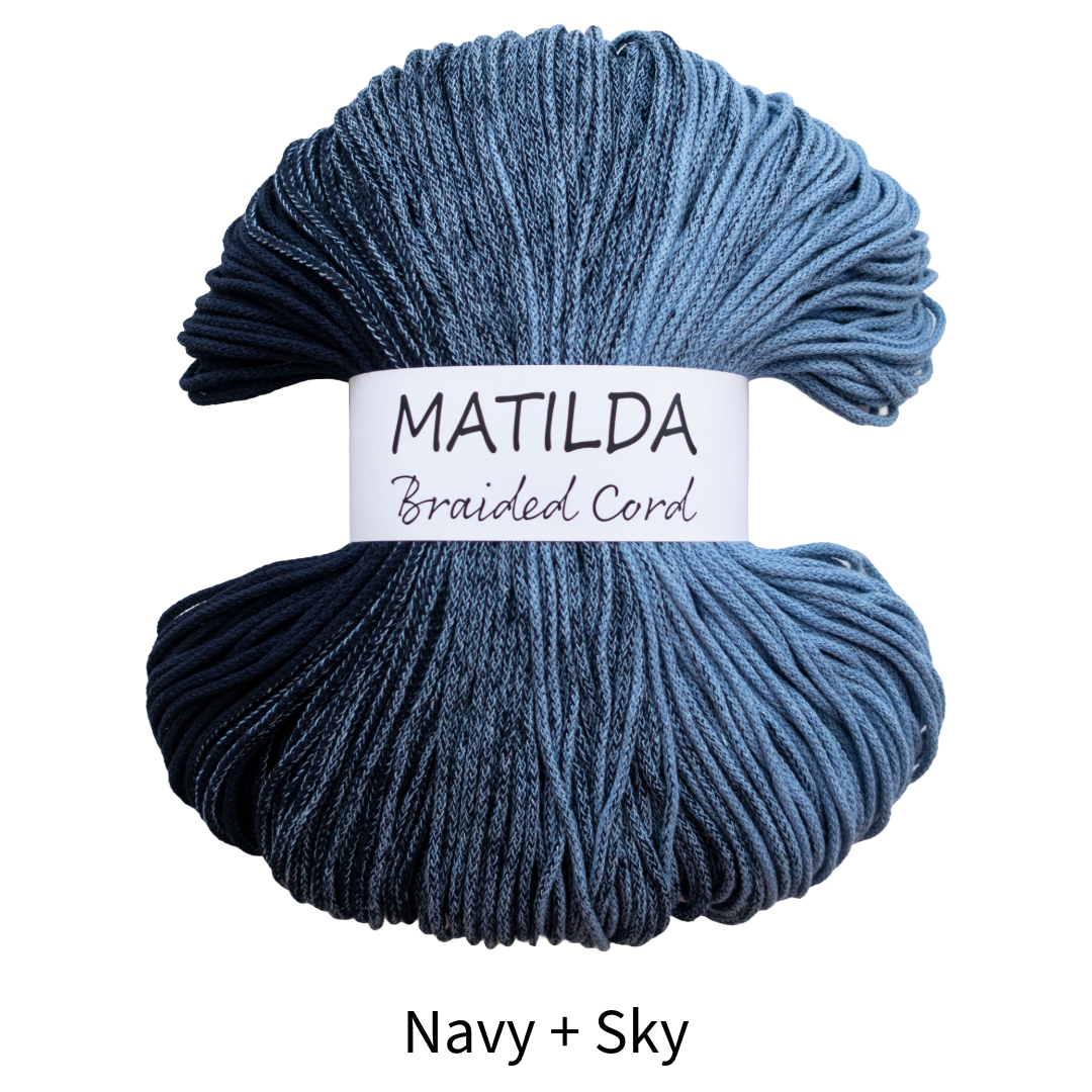 MATILDA Braided Cord OMBRE 3mm 200m
