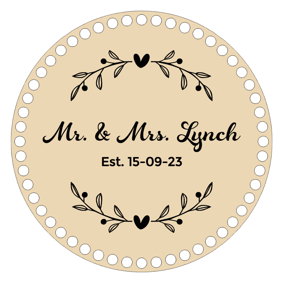 Crochet Basket with Handles Kit 22cm CUSTOMISED