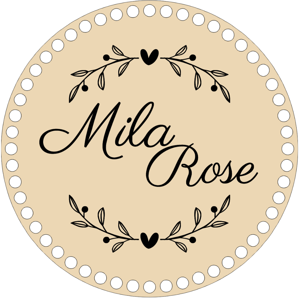 Crochet Basket Kit 22cm incl. Leather Handles CUSTOMISED