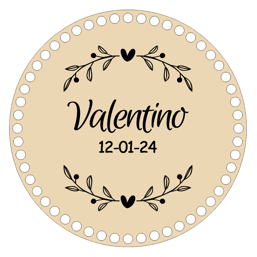 Crochet Basket with Handles Kit 22cm CUSTOMISED