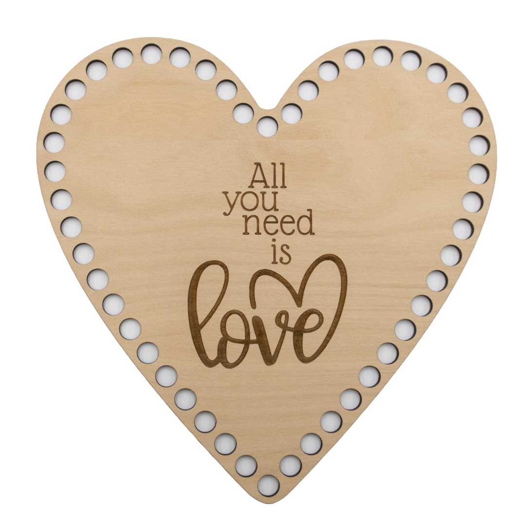 Crochet Basket HEART Kit