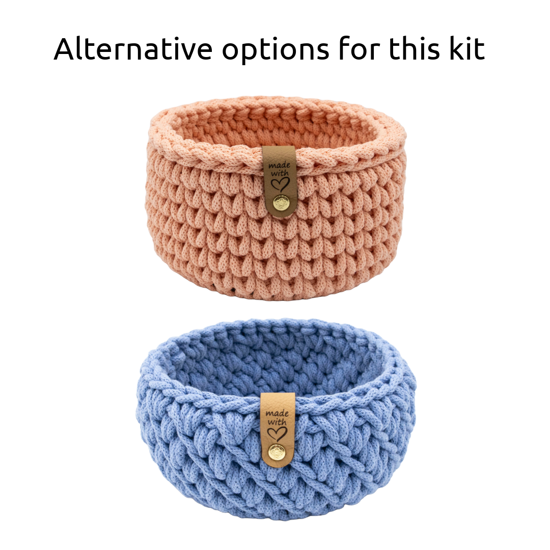 Crochet Basket Kit - 16cm - Cross Stitch