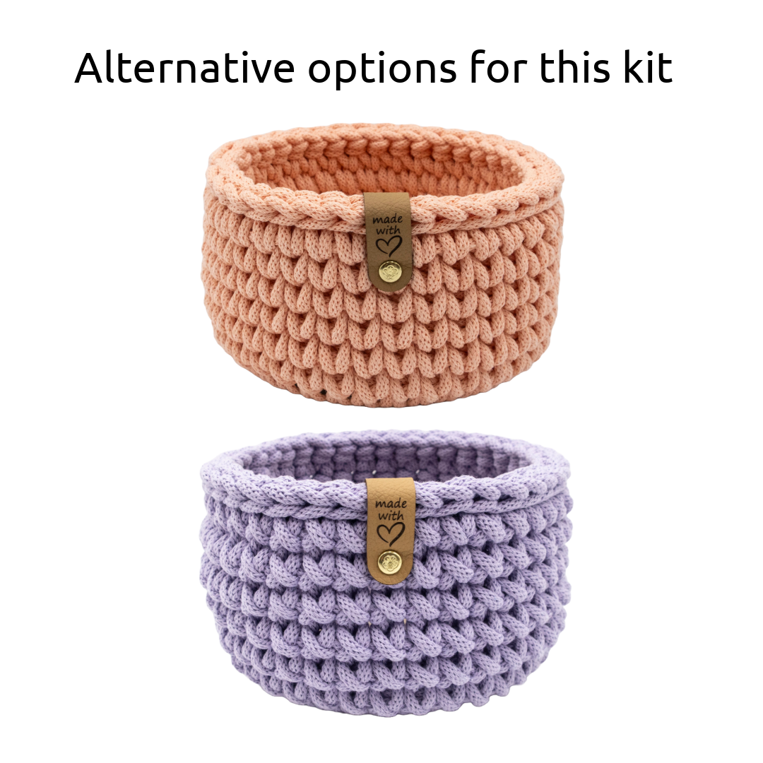 Crochet Basket Kit - 16cm - Goose Feet Stitch