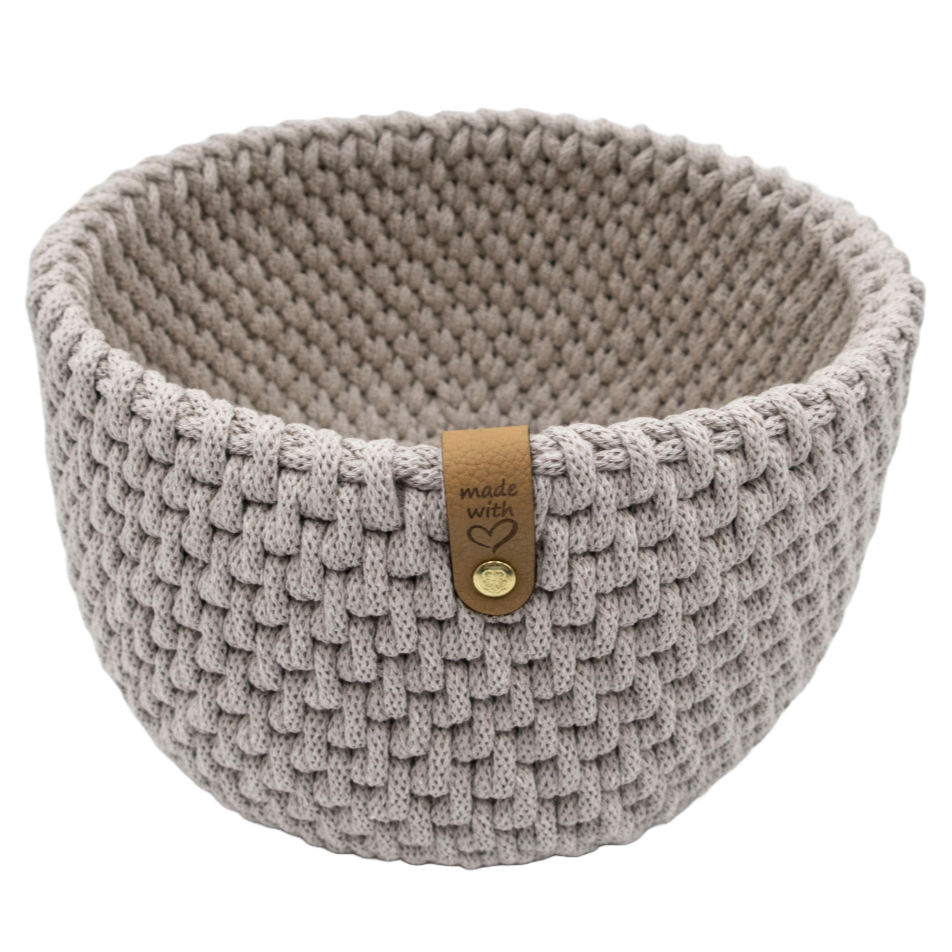 Crochet Rattan Basket Kit 22cm
