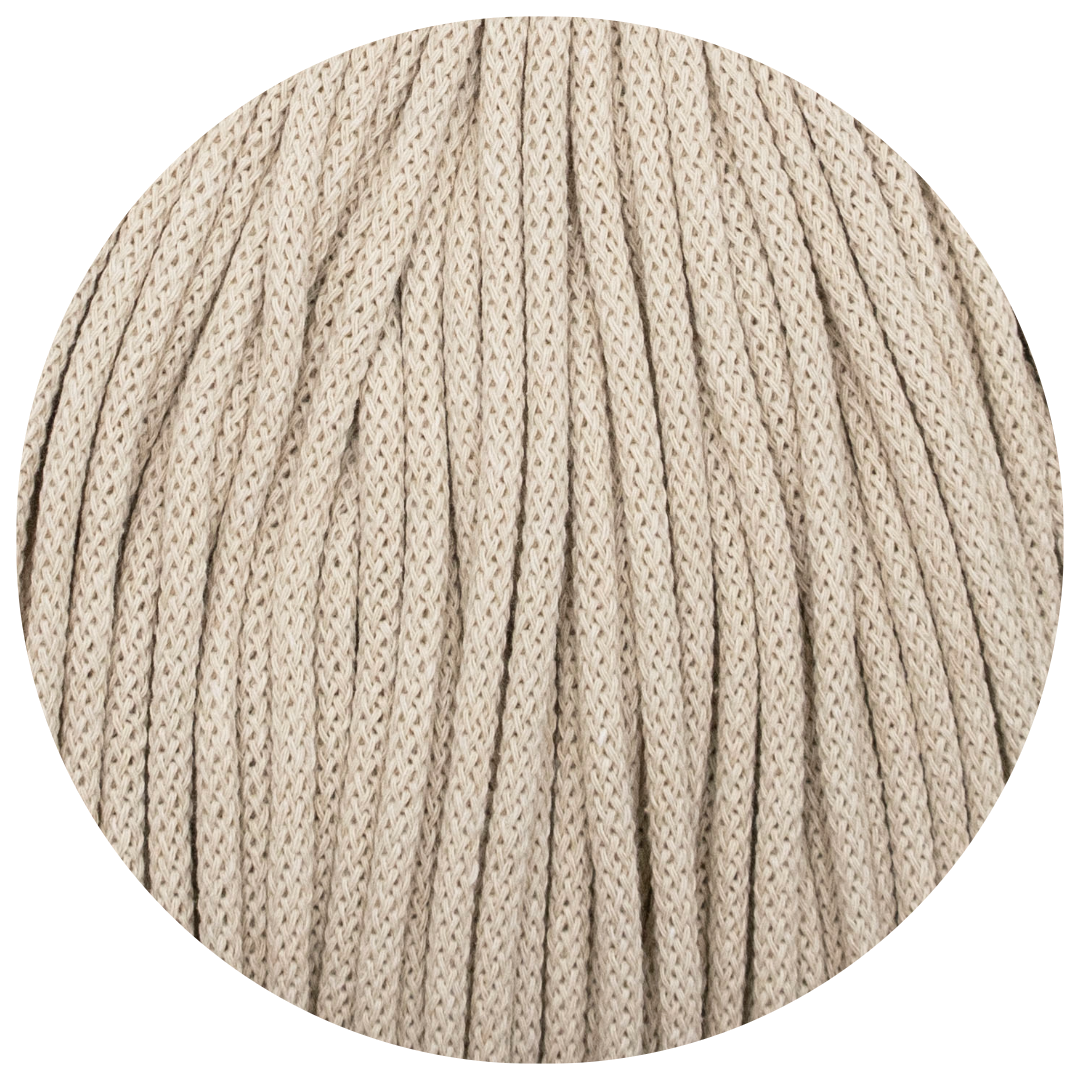 Matilda Braided Cord BEIGE 5mm 200m