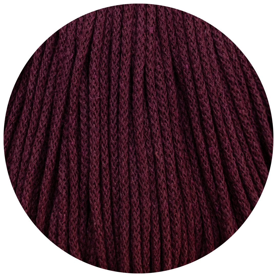 MATILDA Braided Cord BURGUNDY 3mm 50m
