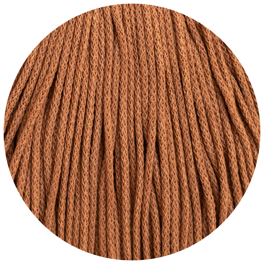 MATILDA Braided Cord CARAMEL 3mm 100m
