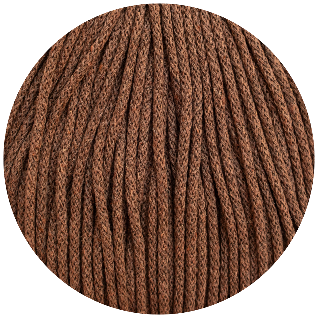 MATILDA Braided Cord CHOCOLATE 3mm 50m