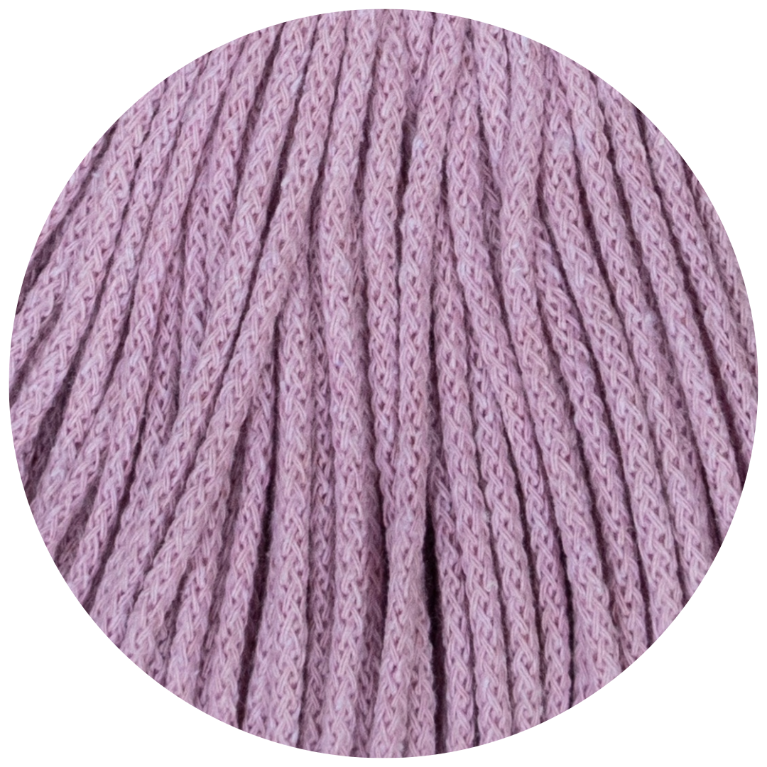 MATILDA Braided Cord DUSTY PINK 3mm 50m