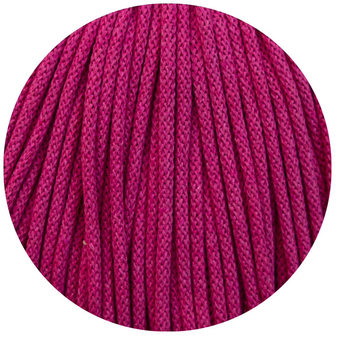 Matilda Braided Cord FUCHSIA 5mm 100m