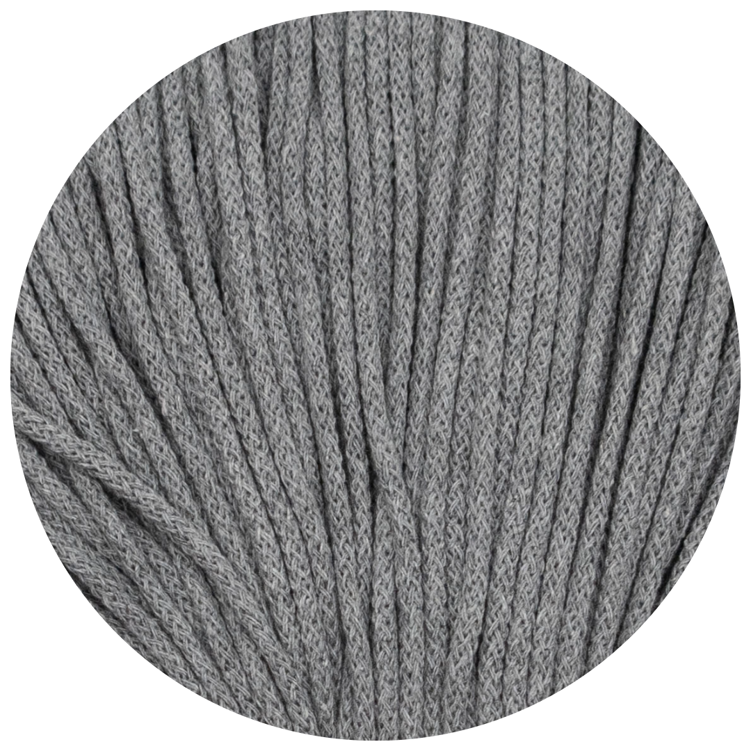 MATILDA Braided Cord GREY 3mm 100m