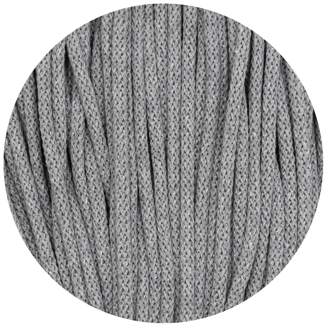 Matilda Braided Cord GREY 5mm 200m