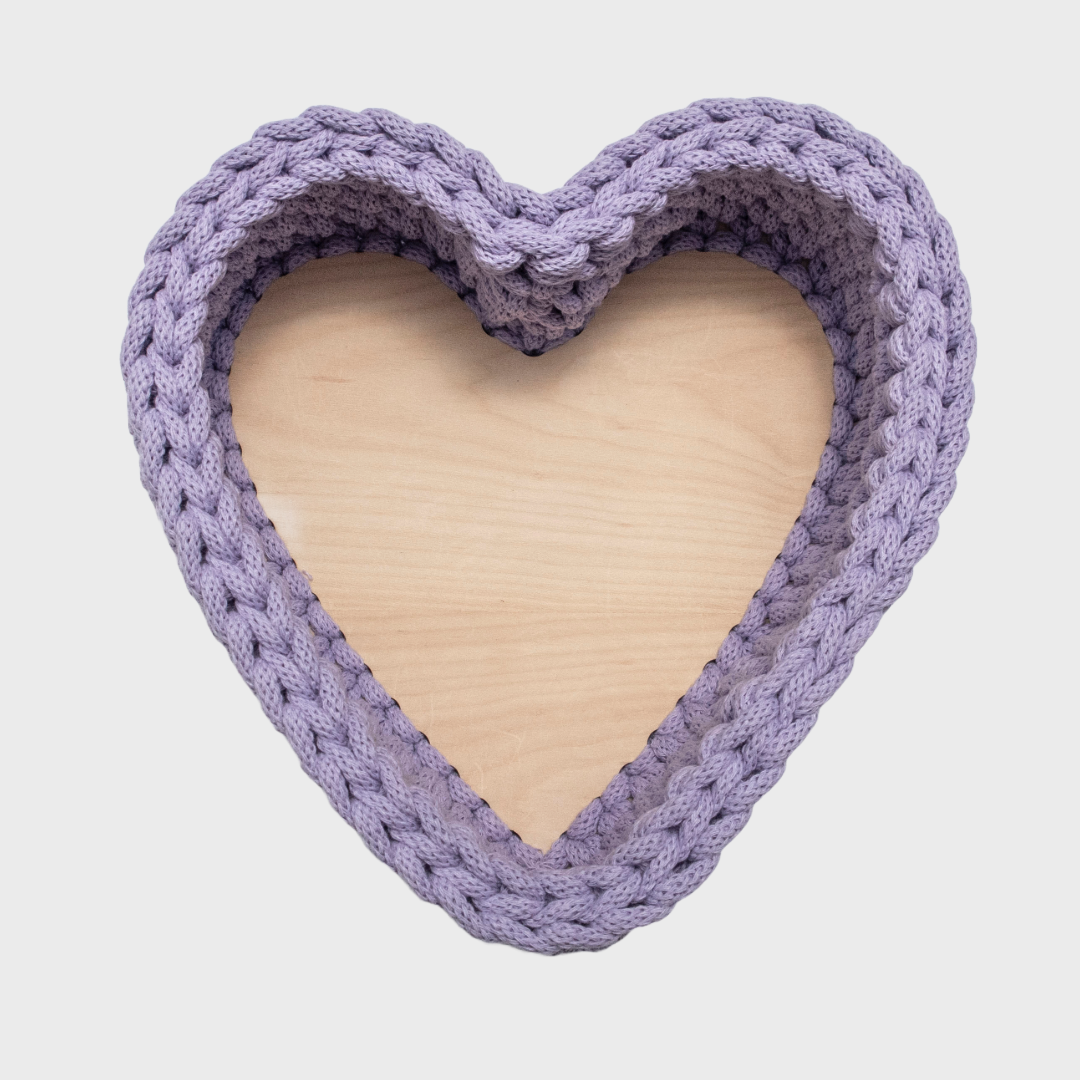 Crochet Basket HEART Kit