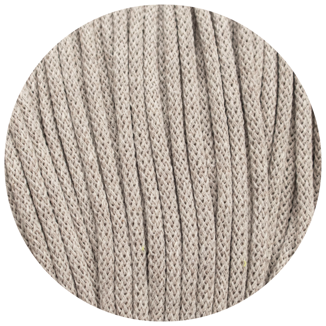 Matilda Braided Cord LINEN 5mm 50m