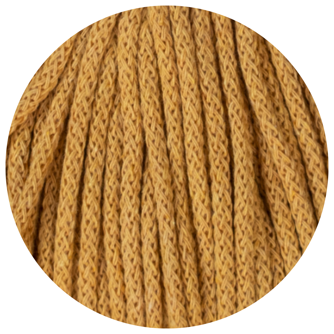 MATILDA Braided Cord MUSTARD 3mm 50m
