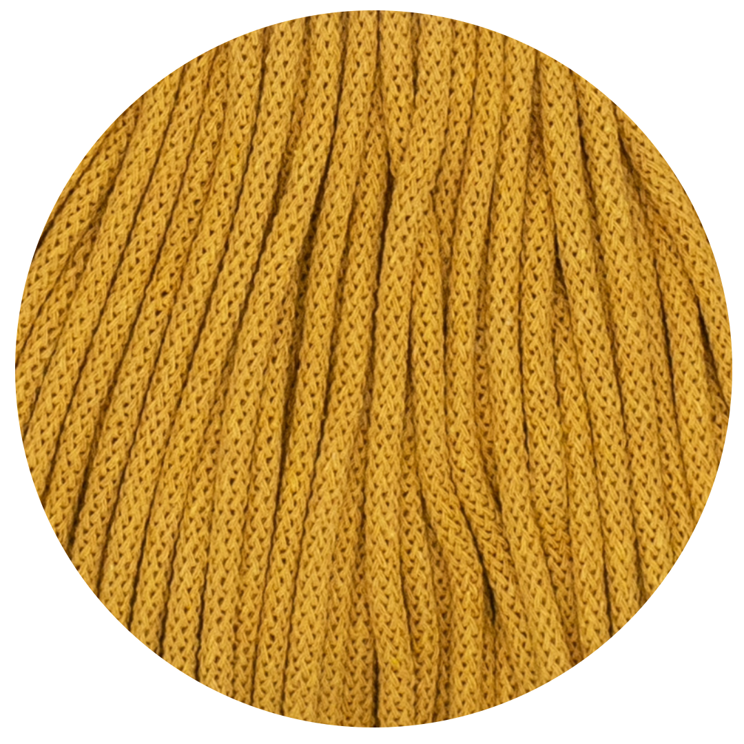 Matilda Braided Cord MUSTARD 5mm 200m