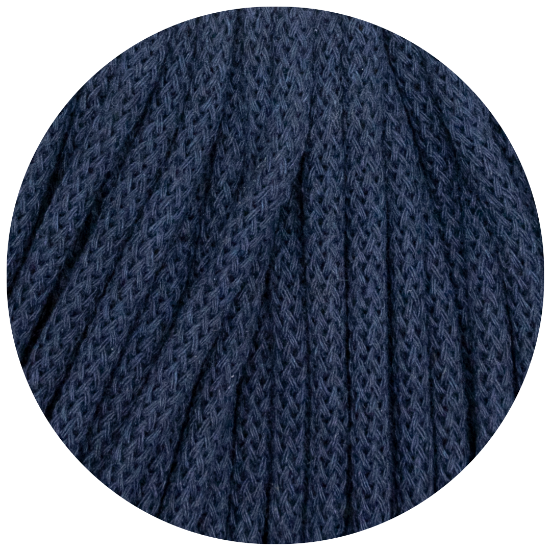 Matilda Braided Cord NAVY 5mm 50m