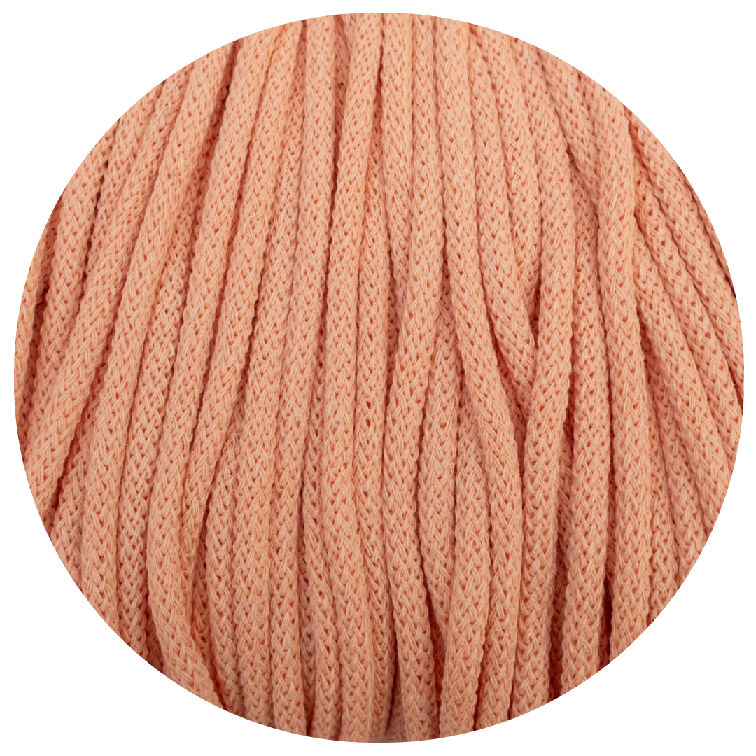 Matilda Braided Cord PEACH 5mm 100m