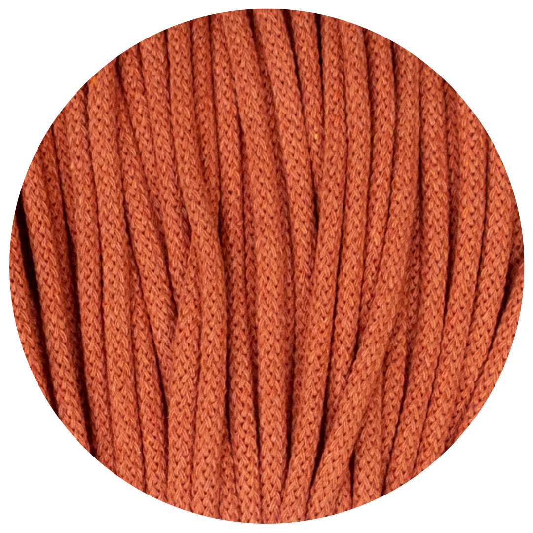 Matilda Braided Cord PUMPKIN 5mm 100m