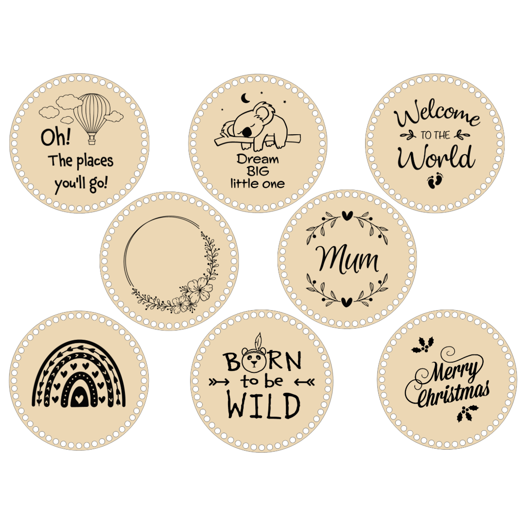 Crochet Rattan Basket Kit 22cm