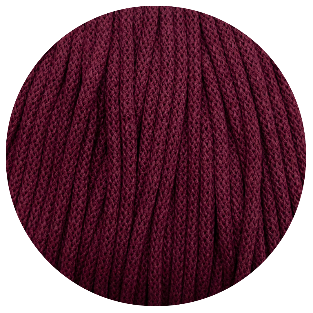 Matilda Braided Cord RUBY 5mm 50m